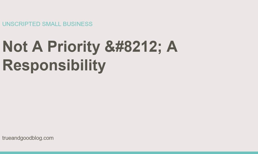 Designing Your Life Is A Responsibility